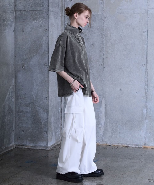 SERACE tシャツ 「SERACE」Vintage design loose chemical short