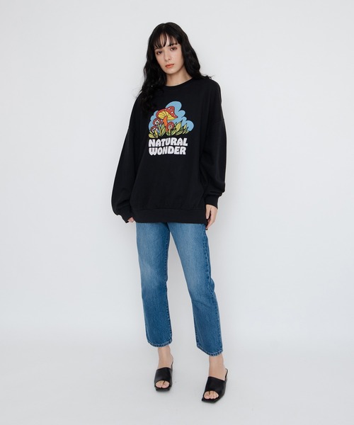 [Levi's] тренировочный cut and sewn S черный женский 