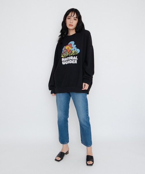 [Levi's] тренировочный cut and sewn S черный женский 