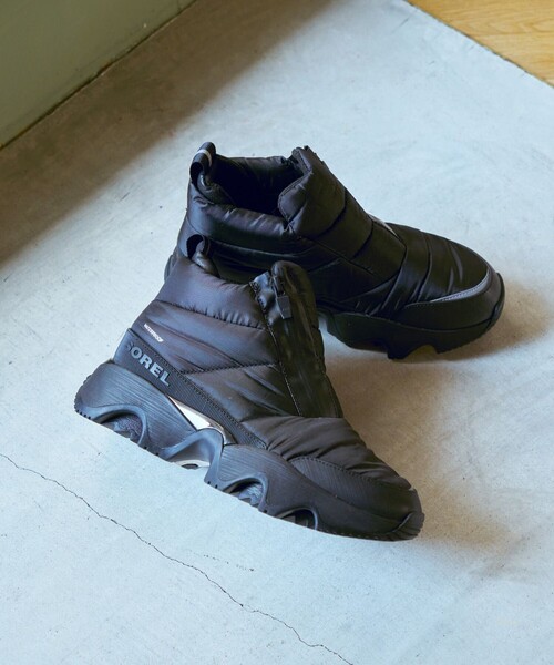 SOREL（ソレル） ショートブーツ 25.0cm ブラック×ブラック レディース