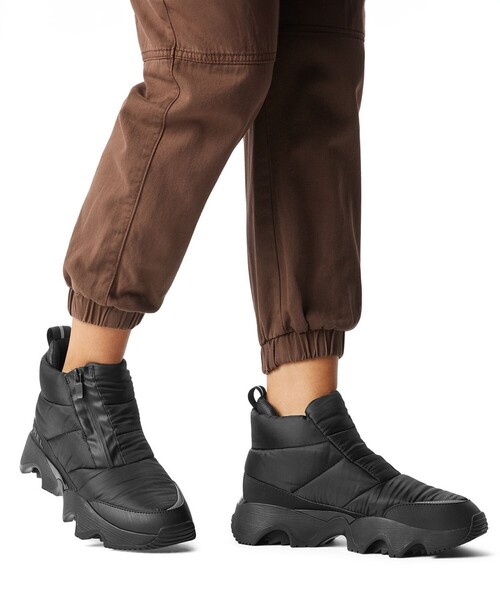 SOREL（ソレル） ショートブーツ 25.0cm ブラック×ブラック レディース