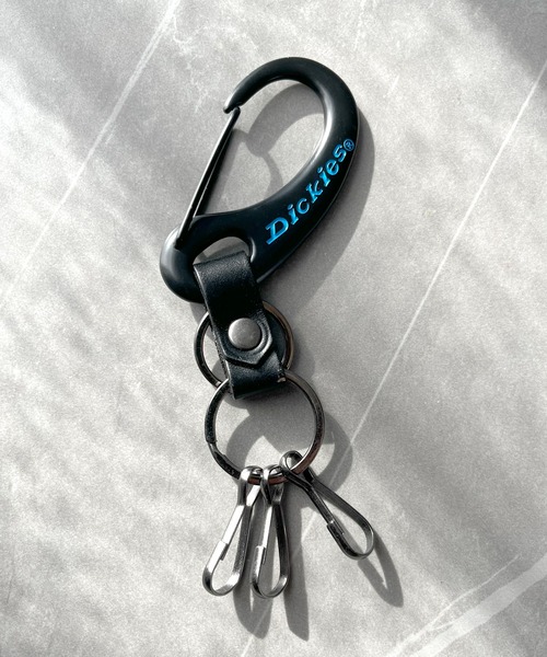 CHALLENGER ブラック カラビナ　キーホルダー Dickies（ディッキーズ） キーホルダー フック カラビナキーホルダー