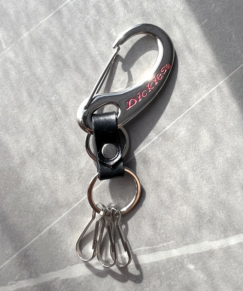 CHALLENGER ブラック カラビナ　キーホルダー Dickies（ディッキーズ） キーホルダー フック カラビナキーホルダー
