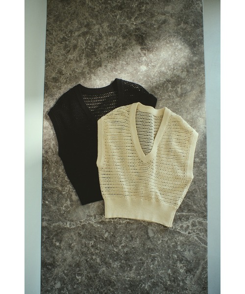 RIM.ARK サマーニット ニット セーター Summer knit v neck tops 