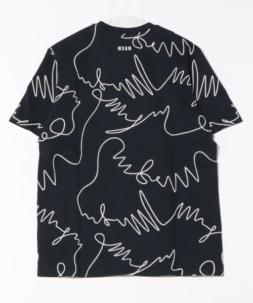 MSGM（エムエスジーエム） tシャツ 「NEW」MSGM One Stroke 刺繍ロゴT