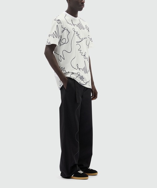 MSGM（エムエスジーエム） tシャツ 「NEW」MSGM One Stroke 刺繍ロゴT