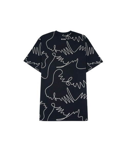 MSGM（エムエスジーエム） tシャツ 「NEW」MSGM One Stroke 刺繍ロゴT