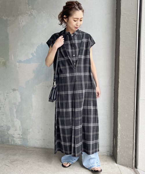 【美品】Spick and Span ノースリーブワンピース Spick＆Span 「Spick & Span」 ノースリーブワンピース FREE