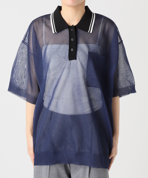 CITYSHOP ニット セーター SHEER ポロシャツニット レディース
