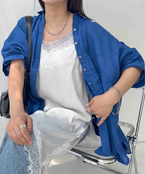 AS KNOW AS（アズノゥアズ） ブラウス シャツ 夏 半袖 ○インド