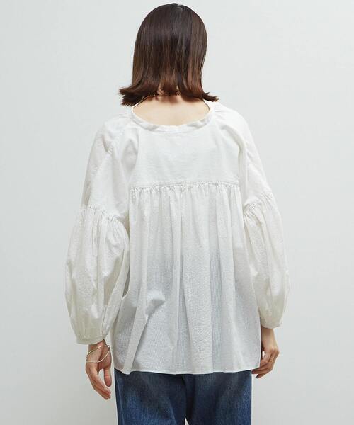 SOFFITTO（ソフィット） ブラウス シャツ 「定番」ギャザーブラウス