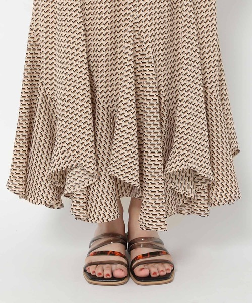 「mysty woman」 ロングスカート FREE ブラック レディース_画像6