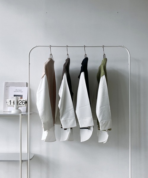 「AS KNOW AS plus」 長袖ニット FREE モスグリーン レディース_画像7