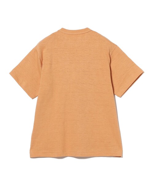 WAREHOUSE スウェット Tシャツ 半袖 プリント オレンジ L improves tシャツ プリント＆刺しゅう スウェット オーバー