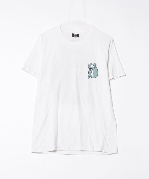 STUSSY Tシャツ 半袖 ホワイト メンズ L STUSSY 「STUSSY」 半袖Tシャツ SMALL ホワイト メンズ