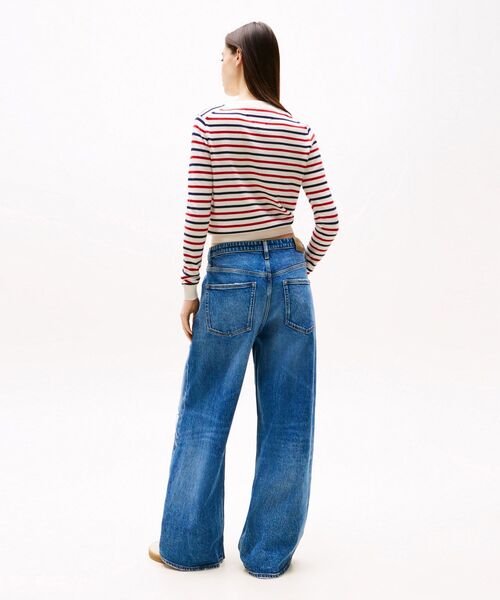 ニット セーター エッセンシャルクルーネックカーディガン レディース TOMMY JEANS ニット セーター エッセンシャルクルーネック