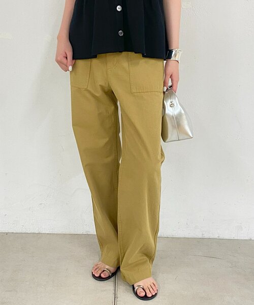 【新品】loungeDRESS ベイカーパンツ Loungedress パンツ ベイカーパンツ レディース : ZOZOTOWN