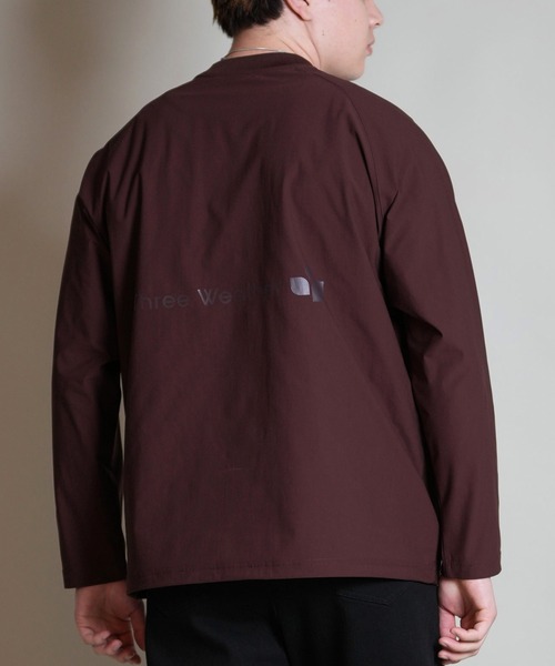 tシャツ THREE WEATHER/スリーウェザー 長袖 Tシャツ ロンT ロゴ バックプリント 裾ドローコード TW SURF LSTEE TW2 | ムラサキスポーツ | 03