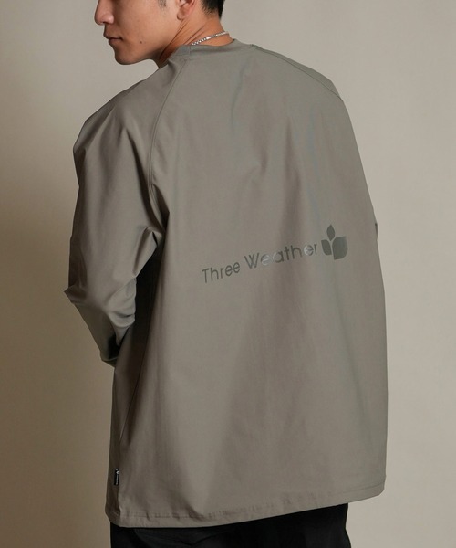 tシャツ THREE WEATHER/スリーウェザー 長袖 Tシャツ ロンT ロゴ バックプリント 裾ドローコード TW SURF LSTEE TW2 | ムラサキスポーツ | 02
