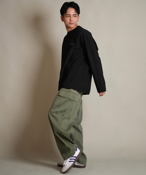 tシャツ THREE WEATHER/スリーウェザー 長袖 Tシャツ ロンT ロゴ バックプリント 裾ドローコード TW SURF LSTEE TW2 | ムラサキスポーツ | 07