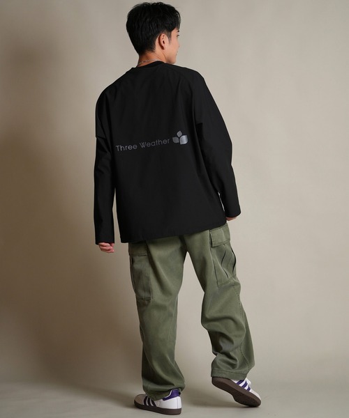 tシャツ THREE WEATHER/スリーウェザー 長袖 Tシャツ ロンT ロゴ バックプリント 裾ドローコード TW SURF LSTEE TW2 | ムラサキスポーツ | 08