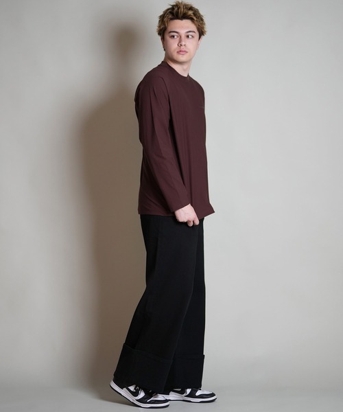 tシャツ THREE WEATHER/スリーウェザー 長袖 Tシャツ ロンT ロゴ バックプリント 裾ドローコード TW SURF LSTEE TW2 | ムラサキスポーツ | 21