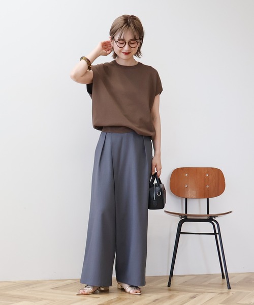 ニット セーター 接触冷感ラメフレンチスリーブニットプルオーバー レディース | AMERICAN HOLIC | 07