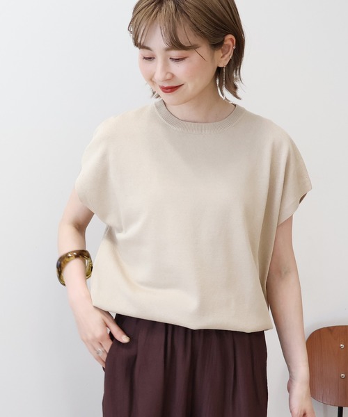 ニット セーター 接触冷感ラメフレンチスリーブニットプルオーバー レディース | AMERICAN HOLIC | 13