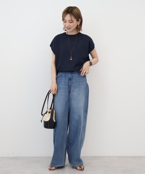 ニット セーター 接触冷感ラメフレンチスリーブニットプルオーバー レディース | AMERICAN HOLIC | 06