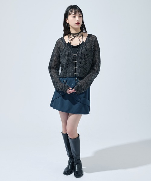 Ellno de Mavie（エルノデメヴィ） カーディガン チャイナメタルボタン