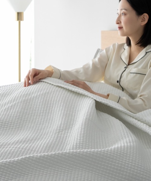 ベッド 寝具 ベッドスプレッド ポリエステルサテン生地/セミダブル_3