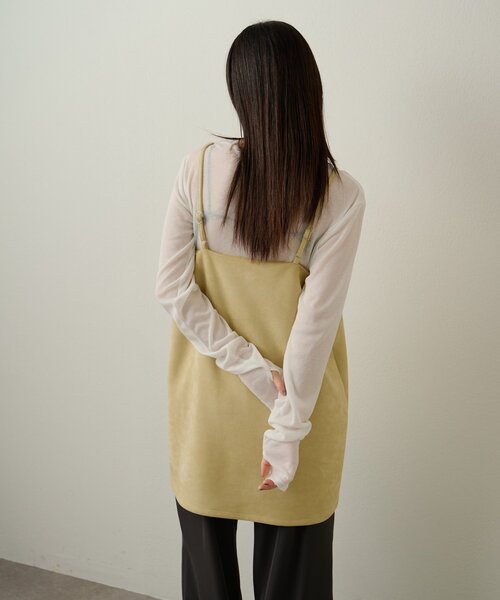 【美品】Omekash キャミチュニック Omekashi チュニック スエードキャミチュニック : ZOZOTOWN