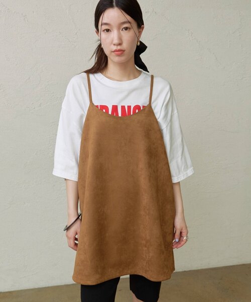 Omekashi（オメカシ） チュニック スエードキャミチュニック