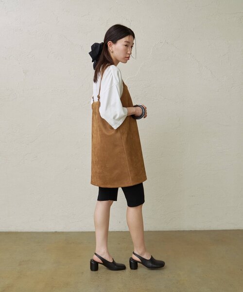 【美品】Omekash キャミチュニック Omekashi（オメカシ） チュニック スエードキャミチュニック