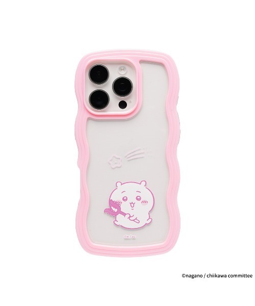 はこさん専用 HAMEE ［iPhone 16専用］ちいかわ うねうねケース ブルー/ハチワレ 661