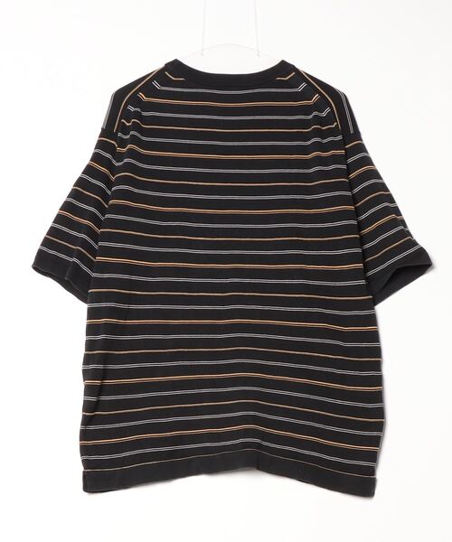 「UNITED ARROWS」 半袖ニット L ブラック メンズ