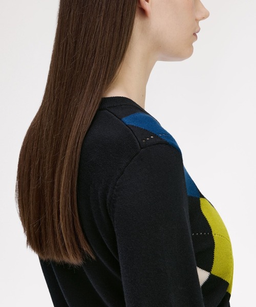 FRED PERRY（フレッドペリー） ニット セーター Argyle Pointelle