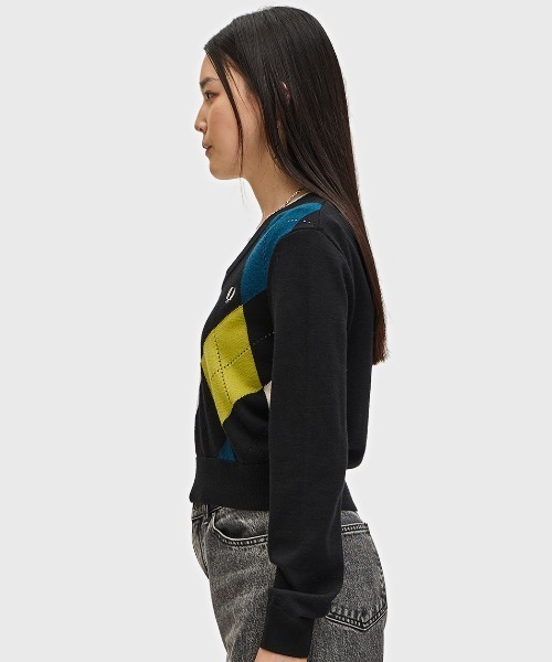 FRED PERRY（フレッドペリー） ニット セーター Argyle Pointelle