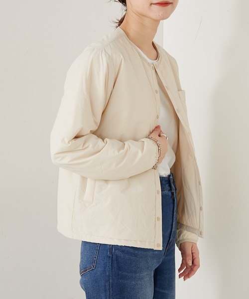 「GEVACO」 ジャケット SMALL アイボリー レディース_画像5
