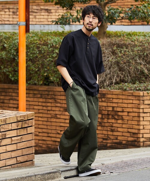 「FREAK'S STORE」 半袖Tシャツ MEDIUM ブラック メンズ