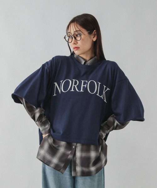 GLOBAL WORK まとめ売り GLOBAL WORK tシャツ 乾きやすいプリント7分袖/579367