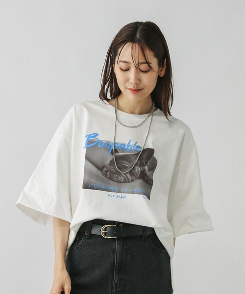 GLOBAL WORK まとめ売り GLOBAL WORK tシャツ 乾きやすいプリント7分袖/579367