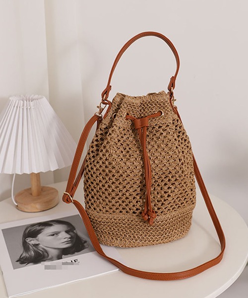 「meJane」 かごバッグ FREE モカ レディース_画像5