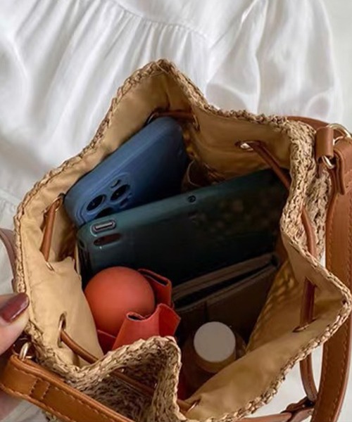 「meJane」 かごバッグ FREE モカ レディース_画像7