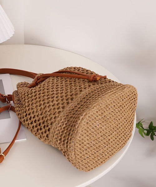 「meJane」 かごバッグ FREE モカ レディース_画像8