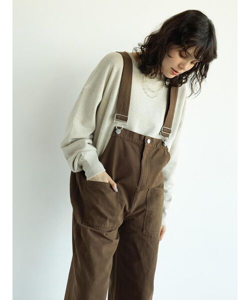 FIKA. サロペット オーバーオール High waist overalls