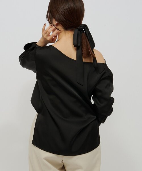 Omekashi（オメカシ） ブラウス シャツ ドレープブラウス レディース