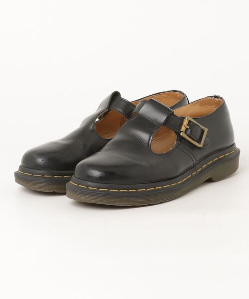 Dr. Martens ブラック Tストラップシューズ　箱付き　UK4 Dr. Martens」 シューズ UK4 ブラック レディース