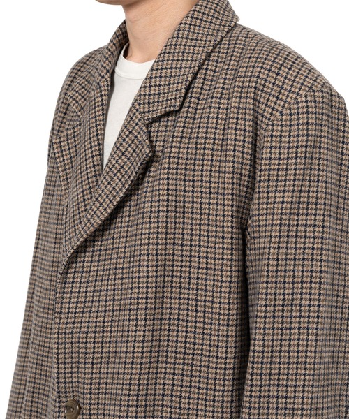 コート ジャケット Tweed Coat メンズの画像