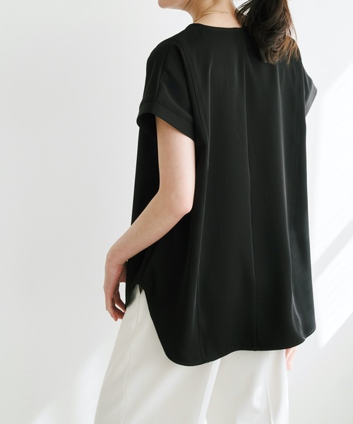 「Emma Taylor」 半袖ブラウス FREE ブラック レディース_画像9